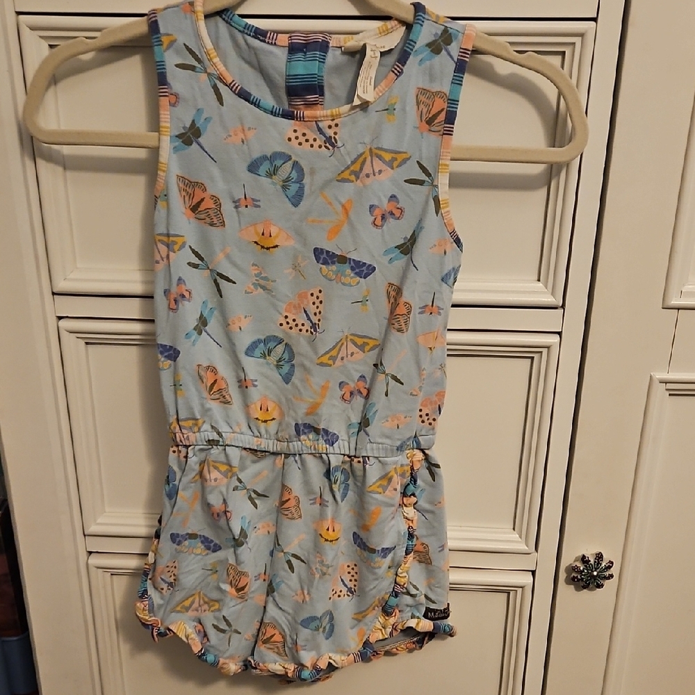 Matilda Jane Blue Butterfly Print Romper